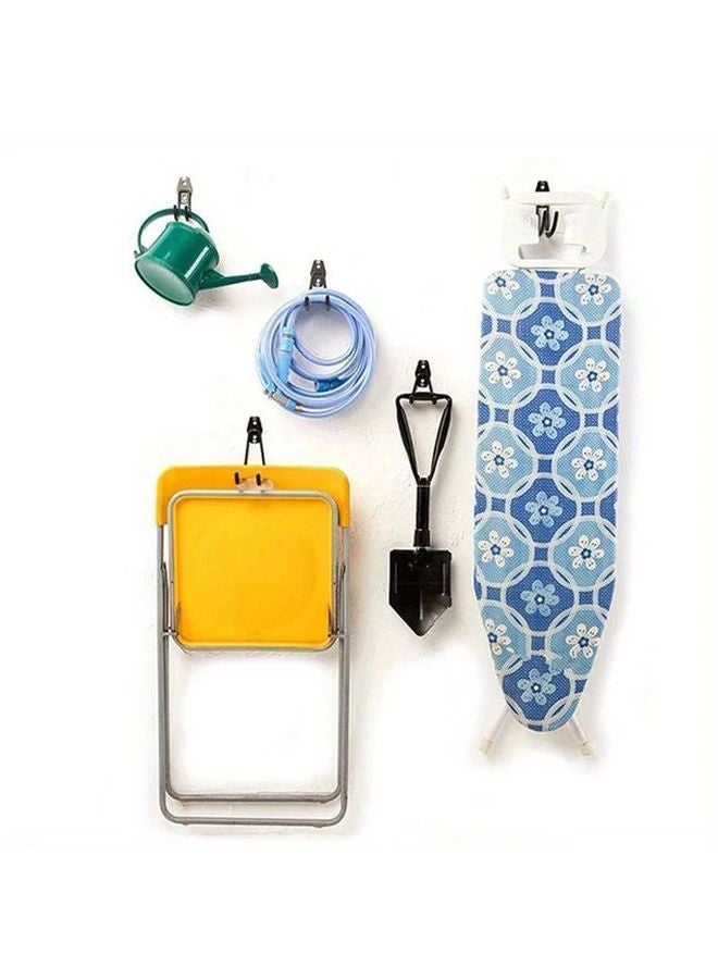 خطافات معدنية ثقيلة لتعليق الأدوات على الحائط مع طلاء نهائي، منظِّم تخزين المرآب، تعليق الدراجات - Image 2