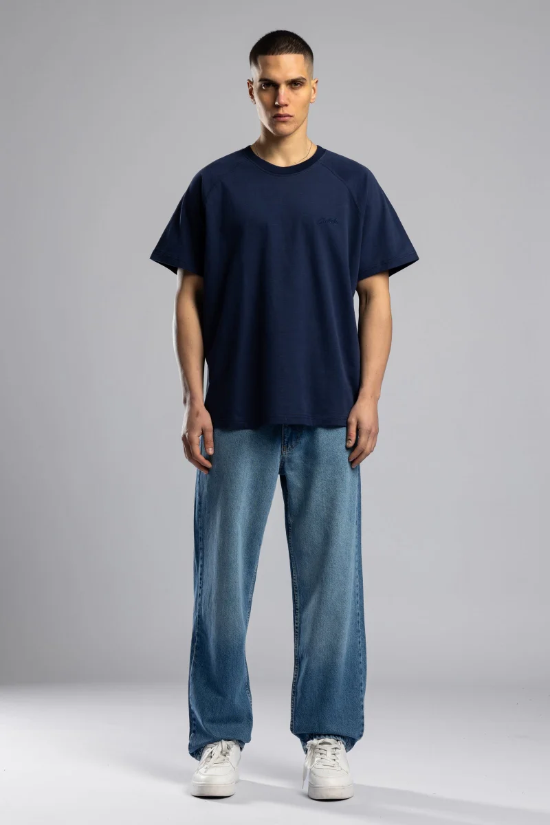 Catch Catch Embroidered Raglan Sleeve Basic T-shirt