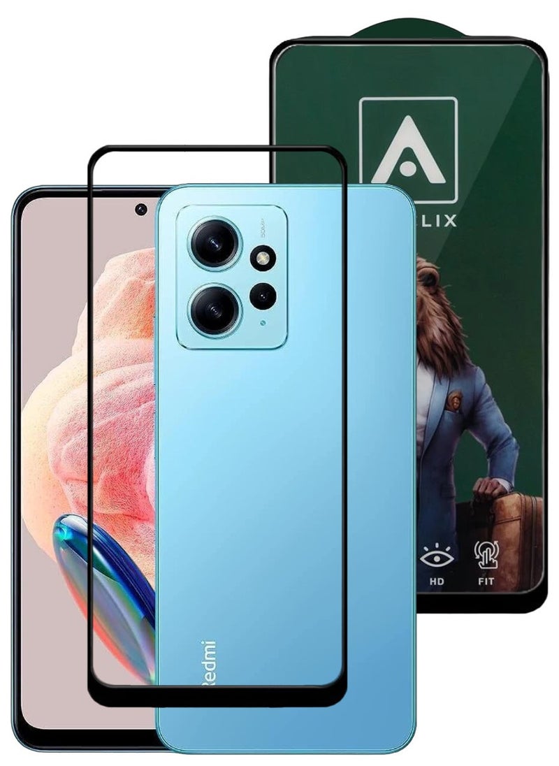 ACLIX Antistatic ESD Dustproof Premium Quality High Definition Tempered Glass Screen Protector Designed For Xiaomi Redmi Note 12 4G - Image 1