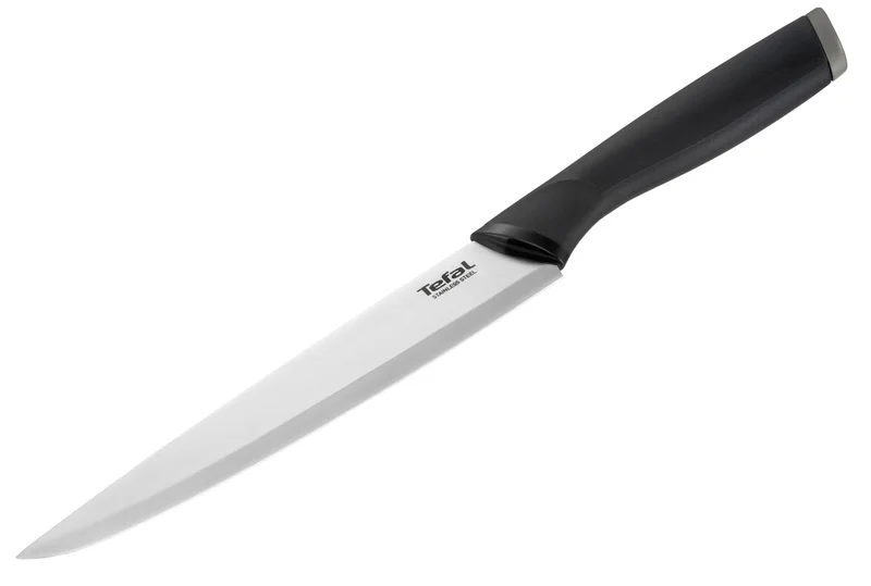 Tefal Comfort 4-Piece Knives Set | Paring 9 cm + Chef 15 cm + Utility 12 cm + Slicing 20 cm | Knives to Cut, to Cut, Slice and Chop All Types of Food, Fruits, Vegetables&Meats | Stainless Steel Blades | High Cutting Performance | Ergonomic Handle | Soft Touch | Safe Cover Blade | K221S475
