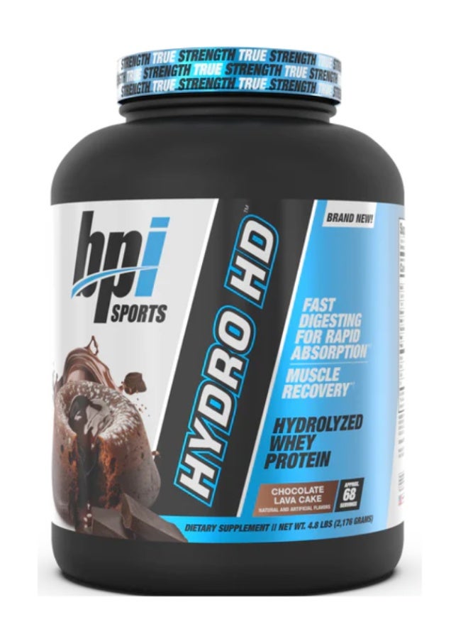 BPI SPORTS Hydro HD  Hydrolyzed Whey Protein Chocolate Lava Cake, 4.8 lbs