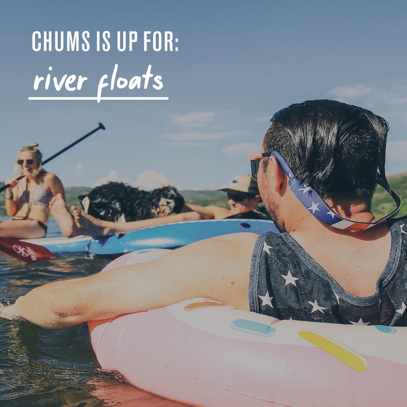 CHUMS Chums Neoprene Classic Eyewear Retainer - Durable Floating Sunglasses Sport Strap (Black),One Size,12128100  - Image 5