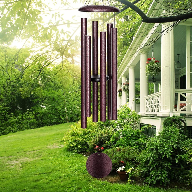 FDOCOI 45'' Large Wind Chimes for Outside with Deep Tone, Wind Chimes Outdoor Garden & Patio Hanging Décor, Sympathy Gifts. Bronze - Image 1