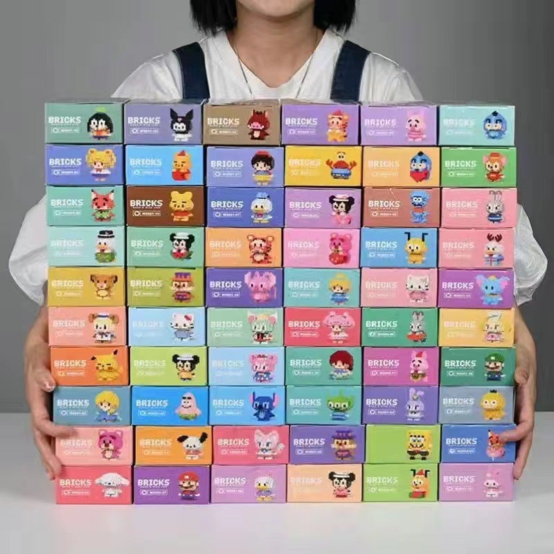 Small Particle Building Blocks Toys for Kids - Educational Puzzle, Creative Cartoon Gift, Birthday Blind Box - Image 2
