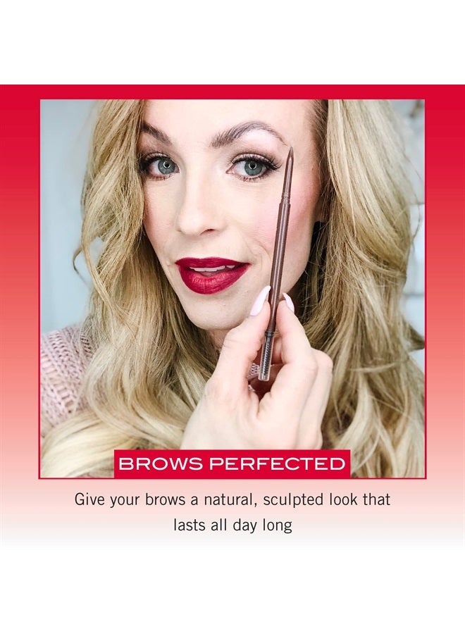 Mirabella Beauty Brow Pencil, Auburn - Ultra-Fine Point Precision Eyebrow Pencil - Rich Blendable Color Sculpts and Fill In Brows Naturally - Long-Lasting, Smudge-Proof and Waterproof Formula