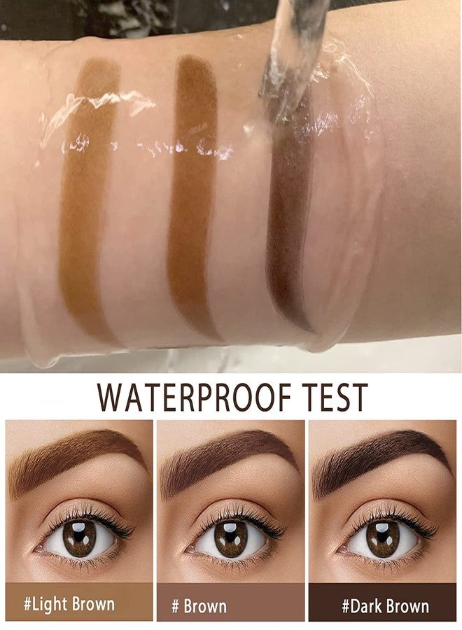 VATTU Eyebrow Stamp Shaping Kit- Eyebrow Powder Stamp Makeup with 10 Reusable Eyebrow Stencils hicker and Fuller Brows Eyebrow Pen Brushes,Waterproof Long Lasting Buildable Eyebrow Makeup - Image 4