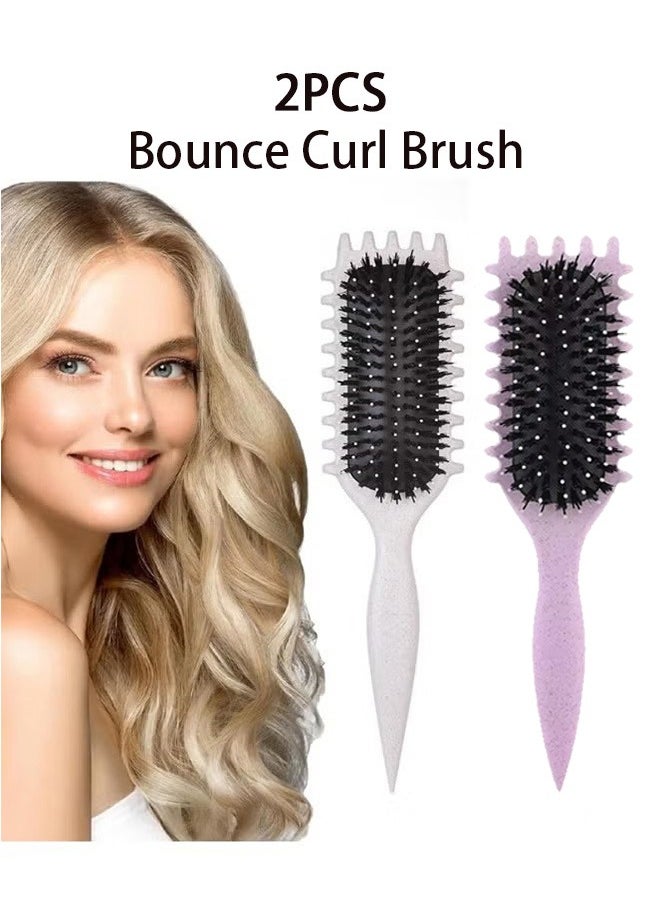 2PCS Bounce Curl Define Styling Brush,Curly Hair Brush, Wet Dry Detangler Hair Brush, The Essential Tool For Shaping And Styling Your Curls, Achieve Perfectly Defined Curl - pzsku/Z0DF17F9CF9400AAFEFD5Z/45/_/1729219382/73aeb001-cf53-4e1d-979f-32a969924824