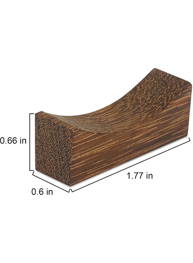 GIFT 10PCS Wooden Chopstick Rests and Holders for Home, Hotel, Resta, urant Natural Premium Chopsticks Holders, Spoon Fork Knife Stand Rack Set - Image 3