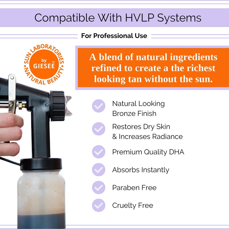 Sun Laboratories by Giesee Sun Labs Self-Tanning Spray for a Golden Glow - Ultra Dark - 3-Pack 8 fl. oz. Bottles - Image 3