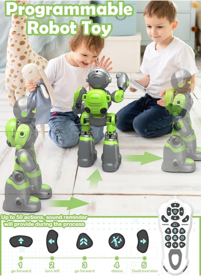 Generic - Intelligent AI voice robot, Robot Toys for Kids, Boy RC Gesture Sensing Toy, Interactive Recordable Programmable Robot Gift for Boys Girls Aged 5-8 - Image 1