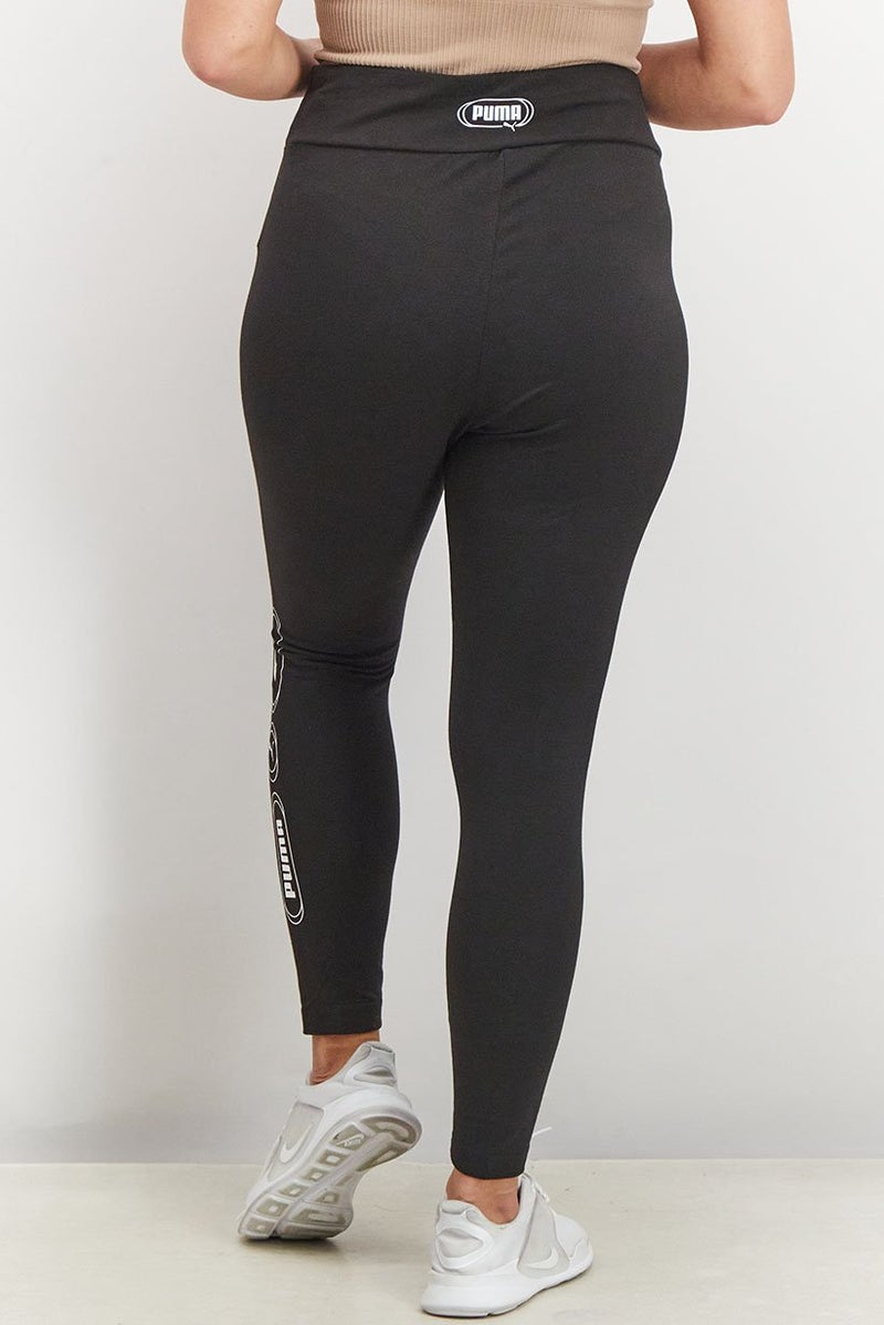 PUMA Women Sportswear Fit Training Leggings, Black - Image 4