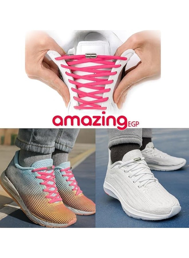أمازينج. إي جي بي أربطة حذاء مرنة بدون ربط ونظام قفل مغناطيسي، مقاس واحد يناسب الجميع - Image 5