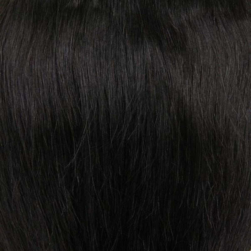 Sleek Fashion Idol 101 Hot Yaki Weave Like Human Hair Extension 22INCH All Colour 1 JET BLACK