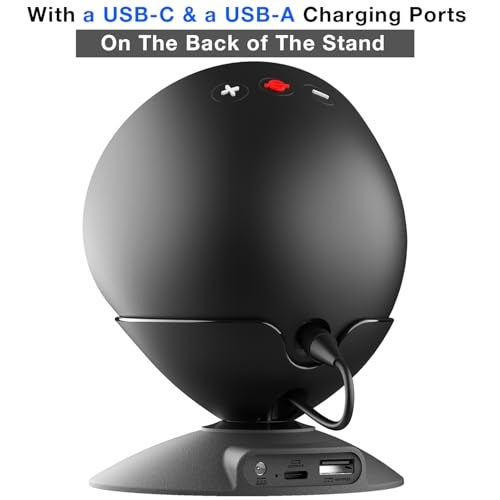 DiRose Charging Stand for Echo Spot with USBC and USBA Charging Ports for Multiple Devices Echo Spot Stand Charging Station for iPhone Cellphones and Earbuds - Image 3