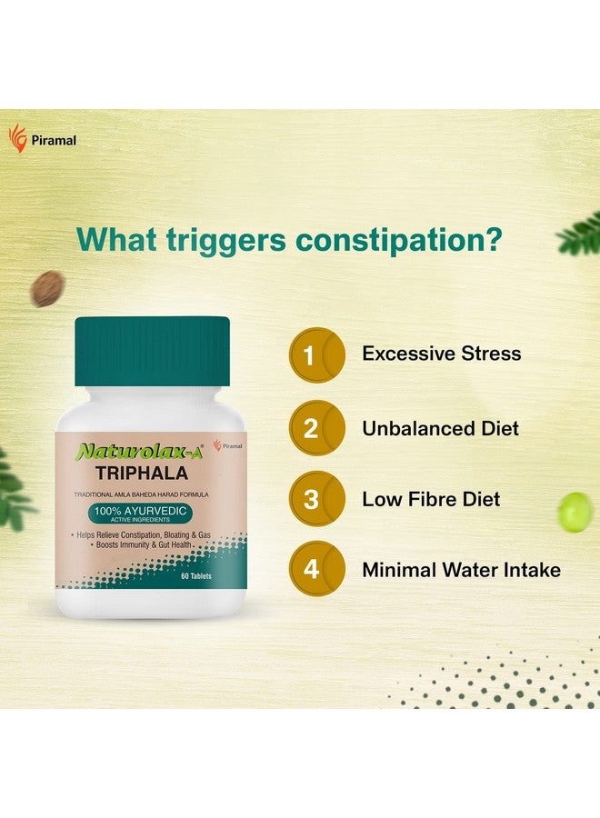 Naturolax ناتورولاكس - حل أيورفيدي تريهالا | يخفف الإمساك والانتفاخ | 60 قرص × عبوة من 2 - Image 3