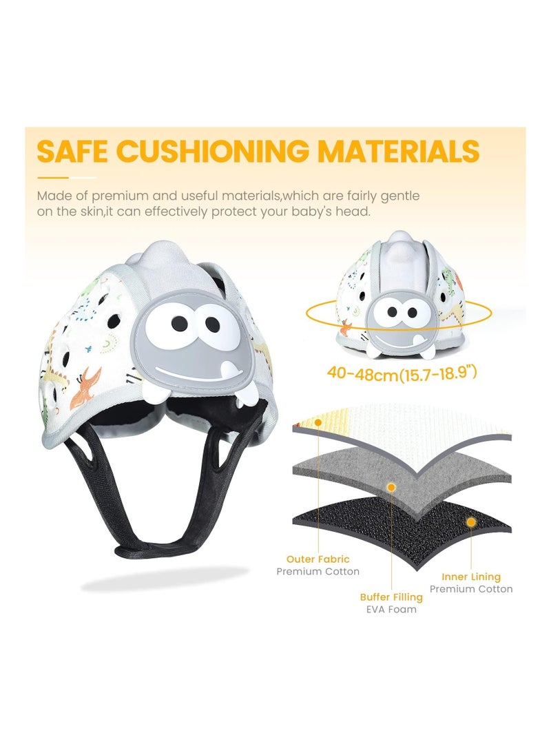 Baby Safety Helmet Breathable Head Protector for Crawling and Walking Infant Soft Anti-Collision Ultra-Lightweight Expandable Adjustable Age 6m-24m Tested Certified-Orange - pzsku/Z0DF1D002999FA9328A59Z/45/_/1718710585/9eceac4f-4990-4105-8738-f02088c79004