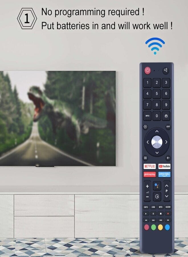 Zaboon Android Tv Remote Control For Arrow Chiq Smart Tv Compatible Google Assistant - Image 2