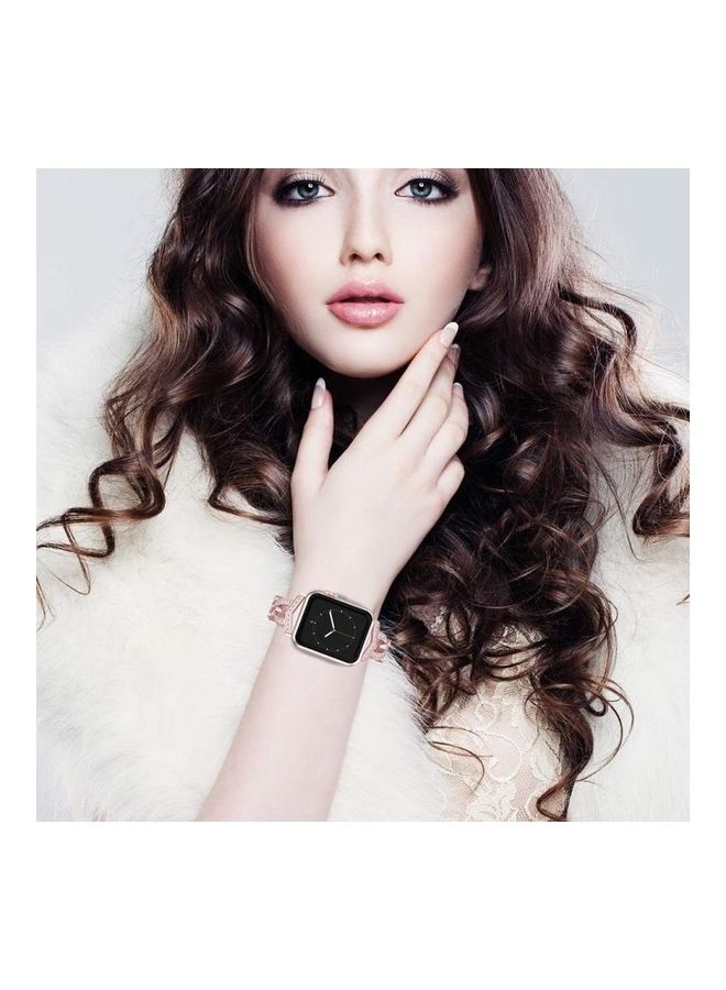 Loquat Replacement Strap For Apple Watch Series Gold - Image 4