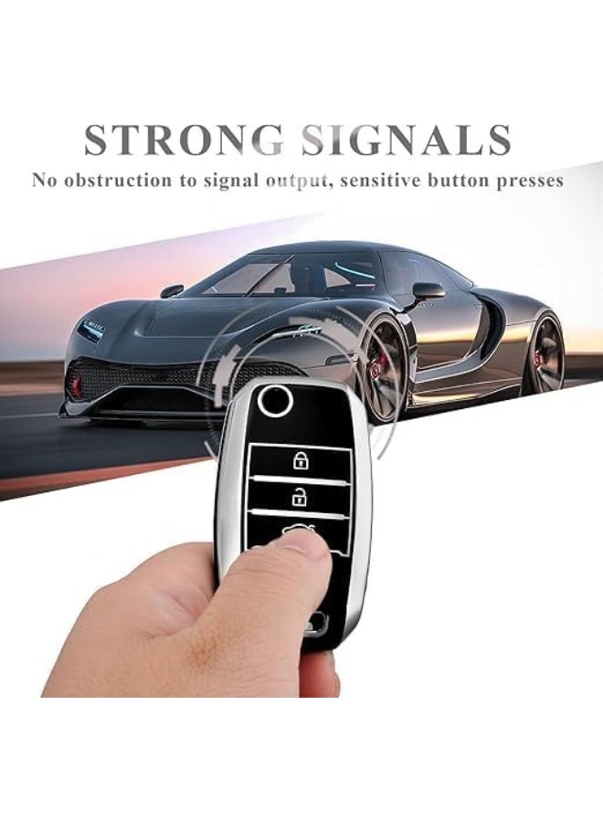UShop U-Shop car key cover with 3 buttons, suitable for Kia Sportage, Rio, Sorento, Carens, Optima, Soul, Picanto, Forte, Cerato, Ceed, Venga, Cadenza, Carnival, K3, and K5. - Image 4