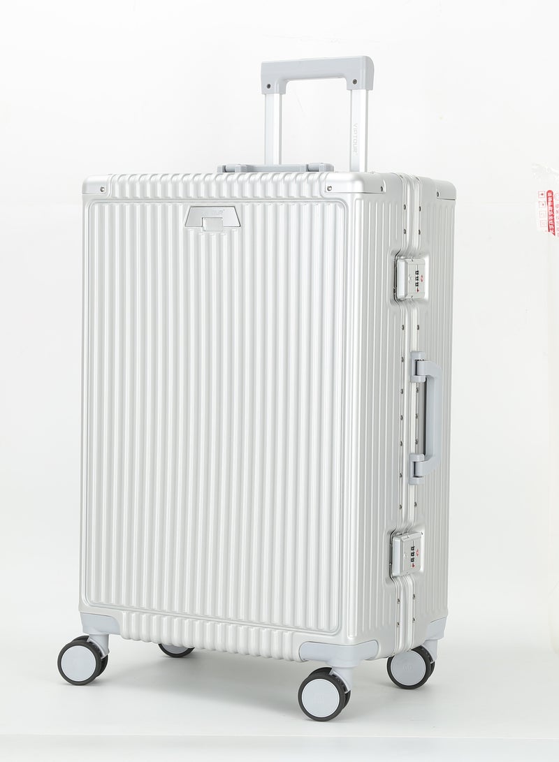 VIPTOUR PC Hard Side Zipperless Luggage Set of 3 PCS TSA Lockable Travel Suitcase With Cup Holder 20/25/29 Inches - Image 3