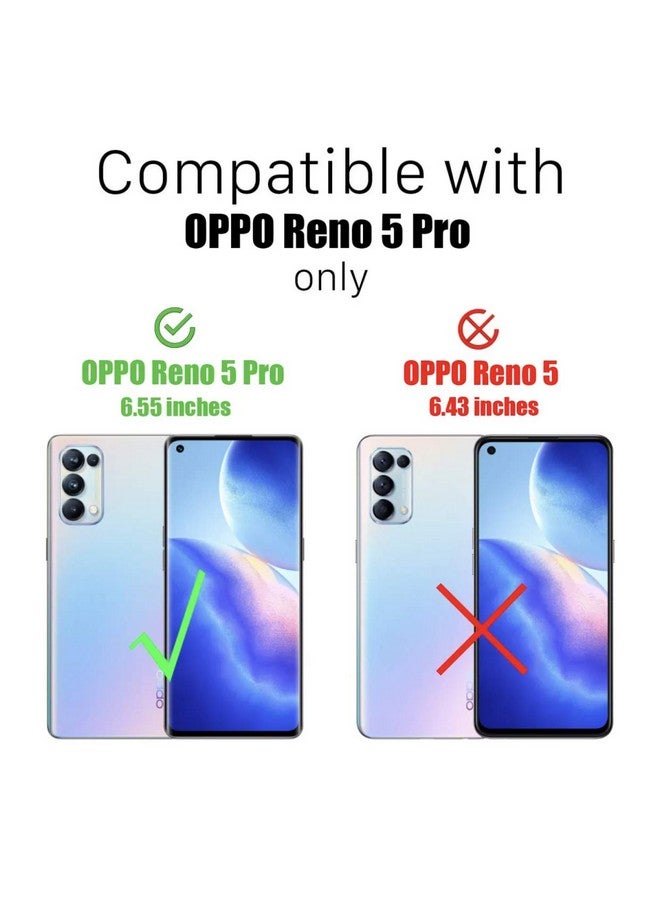 Realcase غطاء خلفي REALCASE لأوبو رينو 5 برو | أنيق فائق النحافة بدون إطار مطفي مقاوم للصدمات TPU | غطاء واقي لأوبو رينو 5 برو (أزرق فاتح) - Image 2