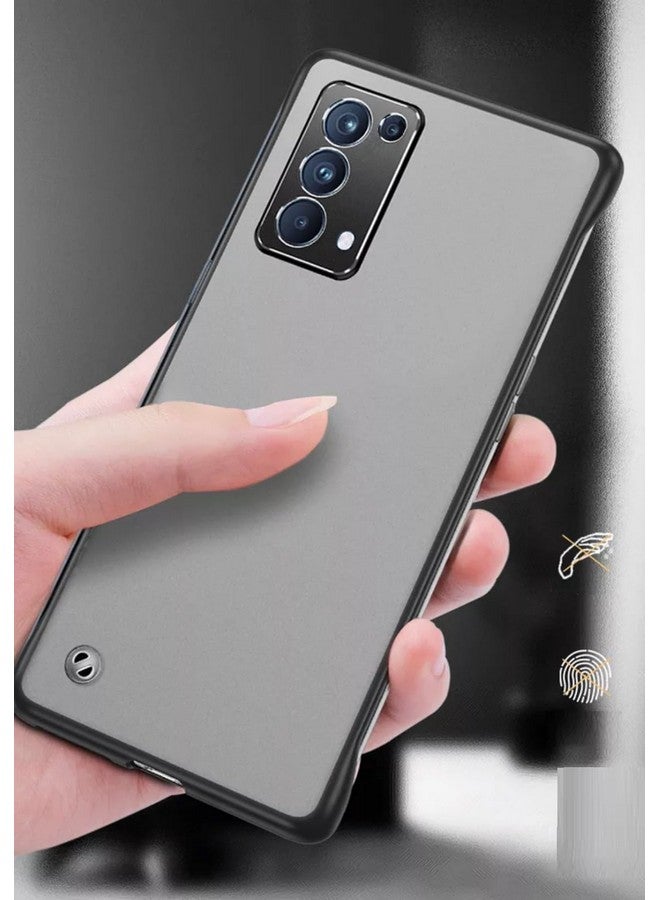 Realcase غطاء خلفي REALCASE لأوبو رينو 5 برو | أنيق فائق النحافة بدون إطار مطفي مقاوم للصدمات TPU | غطاء واقي لأوبو رينو 5 برو (أزرق فاتح) - Image 3