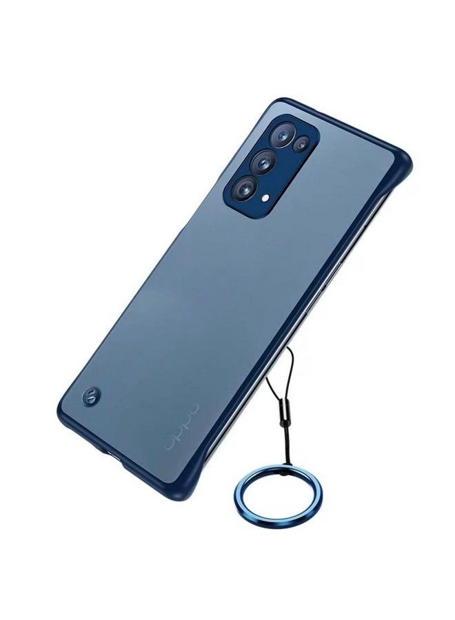 Realcase غطاء خلفي REALCASE لأوبو رينو 5 برو | أنيق فائق النحافة بدون إطار مطفي مقاوم للصدمات TPU | غطاء واقي لأوبو رينو 5 برو (أزرق فاتح) - Image 1