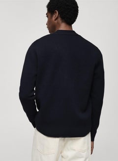 Mango Man Knitted Button Long Sleebed Cardigan  - Image 2
