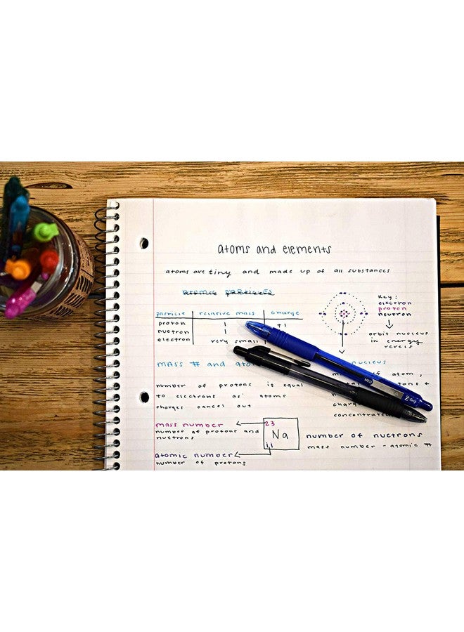 زيبرا بن مجموعة أقلام زيبرا (48 قلم حبر، قلم حبر جاف قابل للسحب بقبضة Z-grip، متوسط الرأس 1.0 مم، عبوة كومبو 24 قلمًا أسود و24 قلمًا أزرق) - Image 4