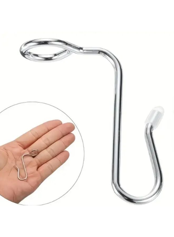 10pcs Heavy Duty Metal Hanger Connector Hooks Wall Ceiling Mounted Space Saving Closet Organizer - Image 3