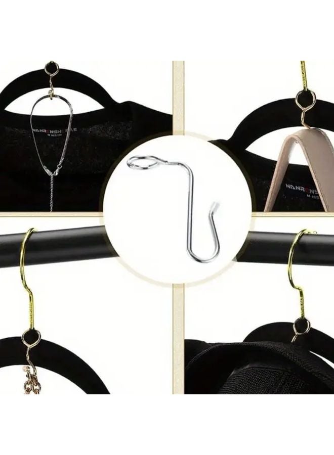 10pcs Heavy Duty Metal Hanger Connector Hooks Wall Ceiling Mounted Space Saving Closet Organizer - Image 5