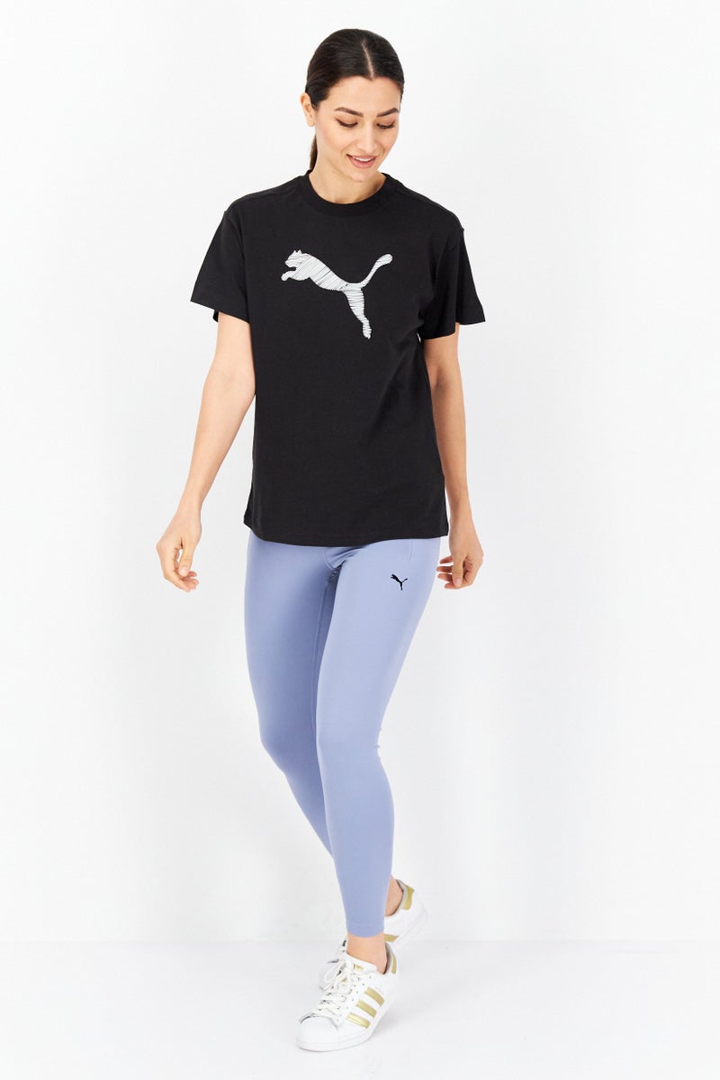 PUMA Women Relaxed Fit Short Sleeves Outdoor Top, Black - Image 3