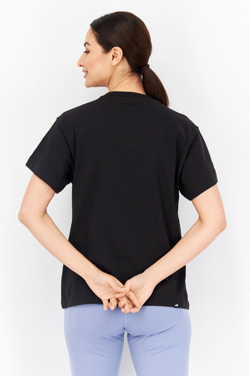 PUMA Women Relaxed Fit Short Sleeves Outdoor Top, Black - Image 2