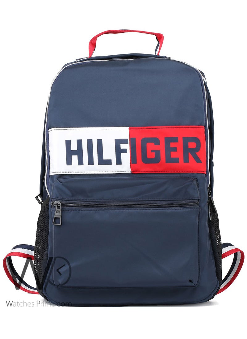 Tommy Hilfiger Plus Tommy Hilfiger Backpack Navy Blue Colorblock Bag  - Image 2