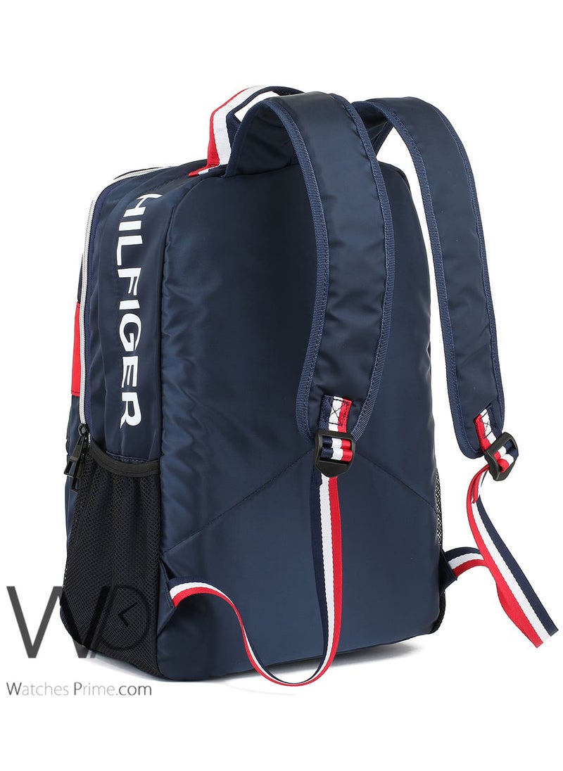 Tommy Hilfiger Plus Tommy Hilfiger Backpack Navy Blue Colorblock Bag  - Image 5