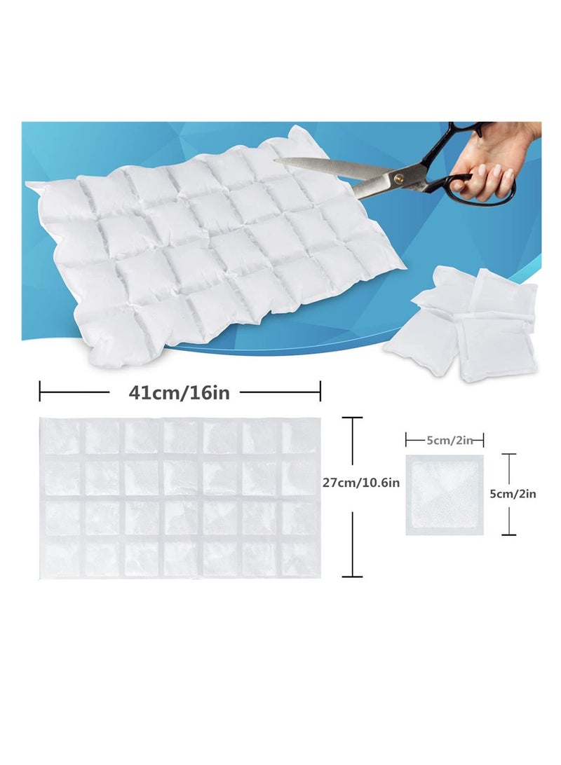 10 Sheets Reusable Ice Pack Sheets,Lunch Bag Freezer Ice Packs for Camping, Fishing Beach Keep Food Fresh Beverage Cold  - Image 2