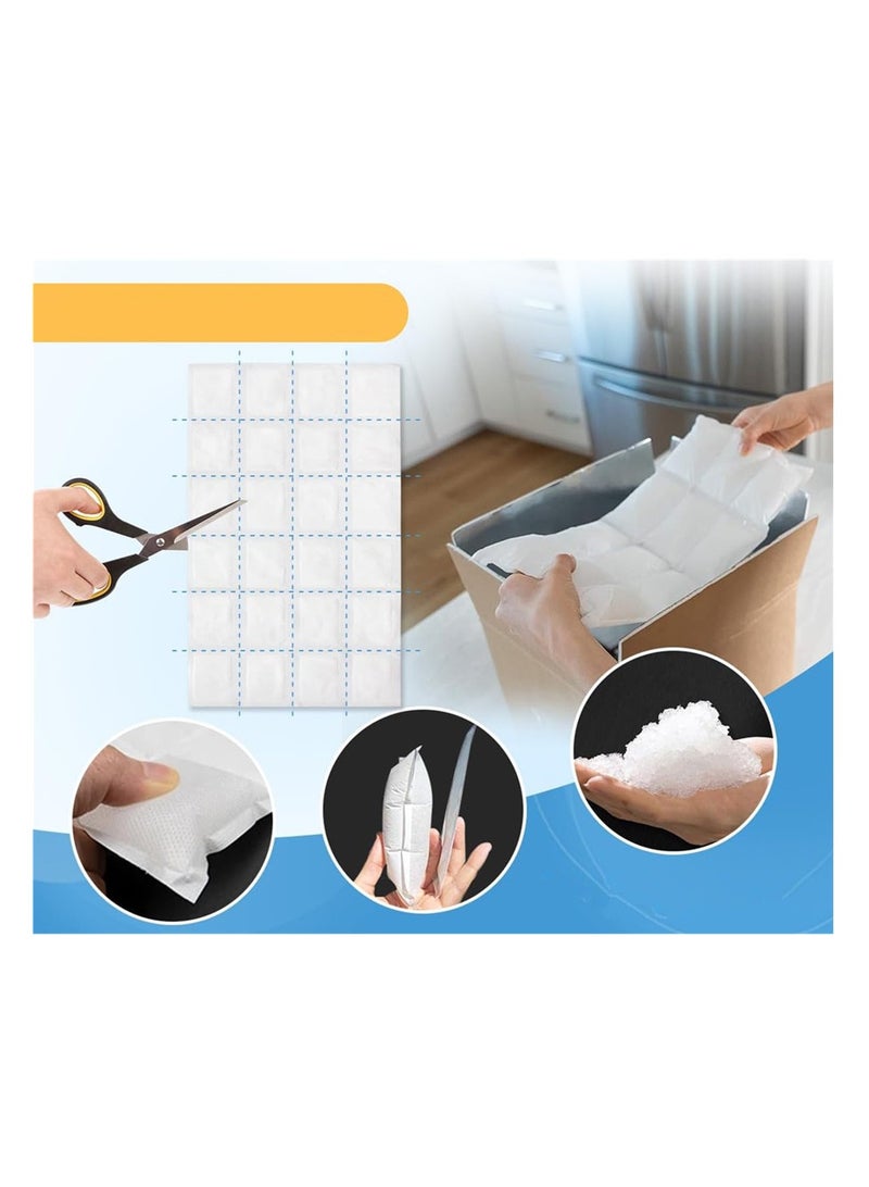 10 Sheets Reusable Ice Pack Sheets,Lunch Bag Freezer Ice Packs for Camping, Fishing Beach Keep Food Fresh Beverage Cold  - Image 4