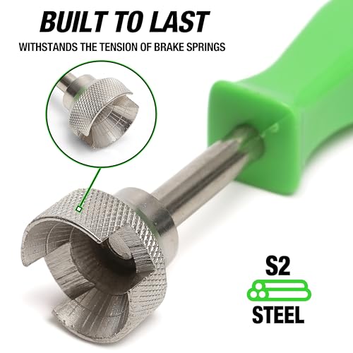 OEMTOOLS 25056 Brake Spring Washer Tool, Simplify Your Drum Brake Maintenance with Durable S-2 Steel Construction, Compatible with 5/8 Inch to 7/8 Inch Diameter Washers, Automotive Brake Repair Tool - Image 3