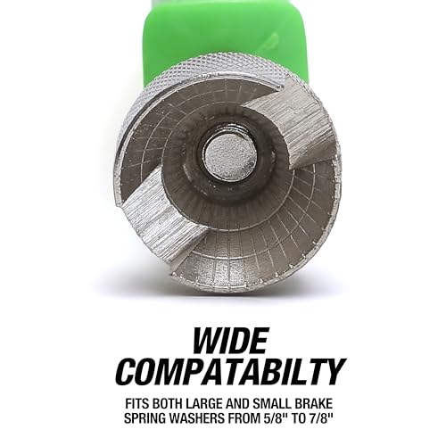 OEMTOOLS 25056 Brake Spring Washer Tool, Simplify Your Drum Brake Maintenance with Durable S-2 Steel Construction, Compatible with 5/8 Inch to 7/8 Inch Diameter Washers, Automotive Brake Repair Tool - Image 4