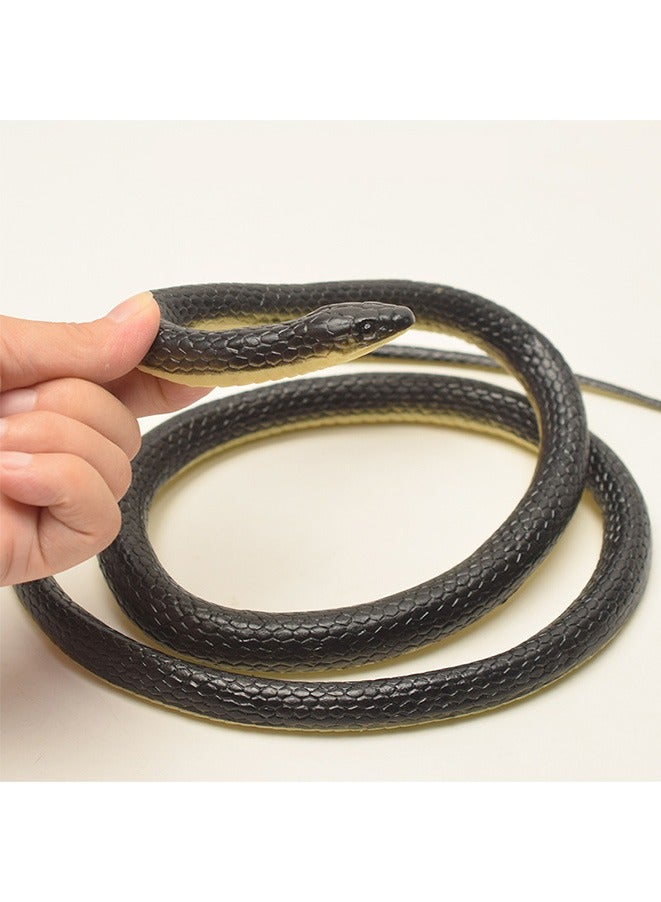 Realistic Soft Rubber Toy Snake Prank Gift 123cm Simulation Large Soft Rubber Toy Fake Snake  - Image 5