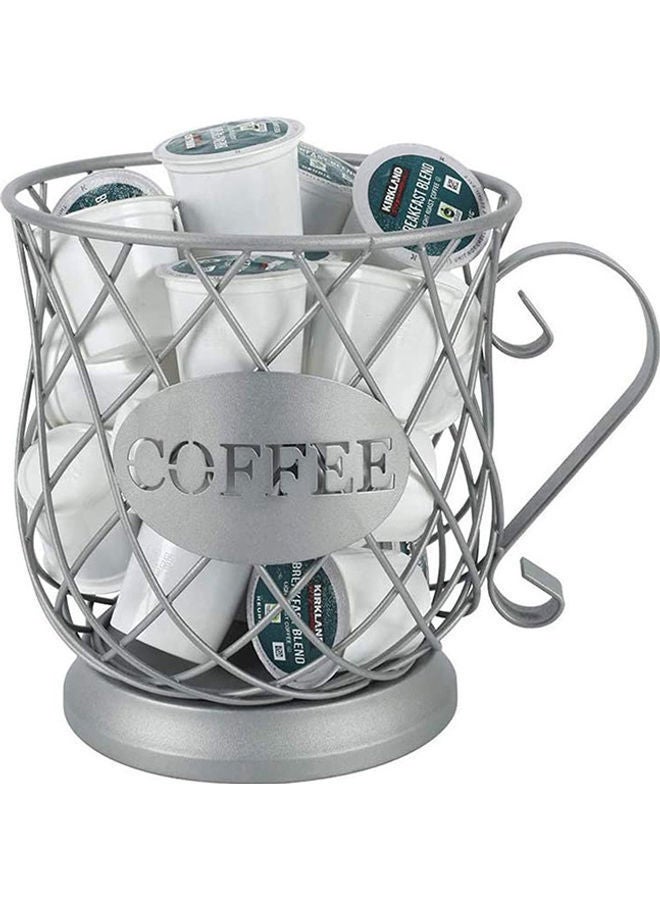 نيبمينينت سلة تخزين كبسولات القهوة رمادي 18.5x17.5x14سم - Image 1