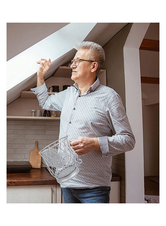 نيبمينينت سلة تخزين كبسولات القهوة رمادي 18.5x17.5x14سم - Image 5