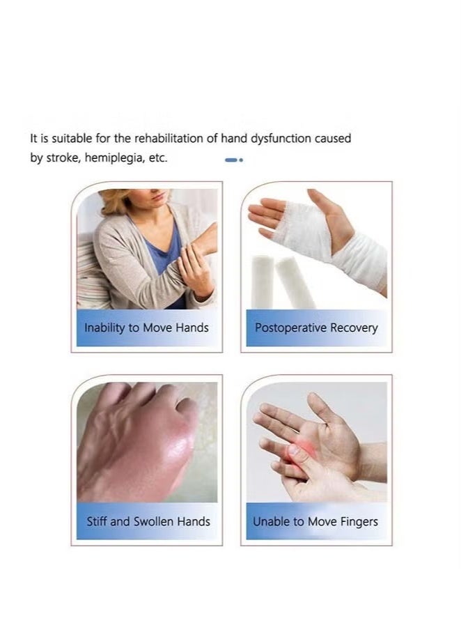 Generic Rehability Robot Gloves for Stroke Recovery, Hand Training Device for Hemiplegia Patients, Finger Orthosis - Long Term Relief from Finger Cramps  - Image 3