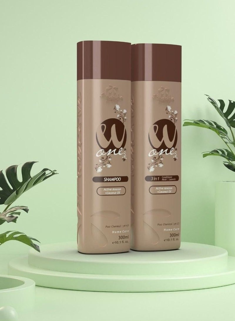 فلوراكتيف مجموعة فلوراكتيف للعناية بالشعر – شامبو وبلسم خاليان من الكبريتات لجميع أنواع الشعر – 2 × 300 مل - Image 2