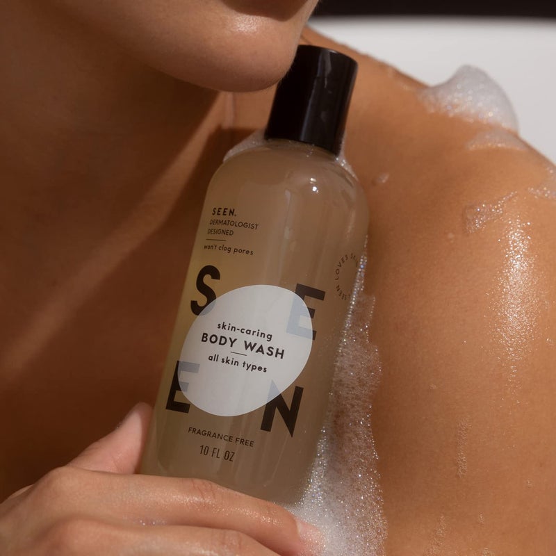 SEEN Body Wash, Fragrance Free - Non-Comedogenic & Non-Irritating Body Wash- Dermatologist-Developed - Safe for Sensitive, Eczema & Acne Prone Skin - Image 5