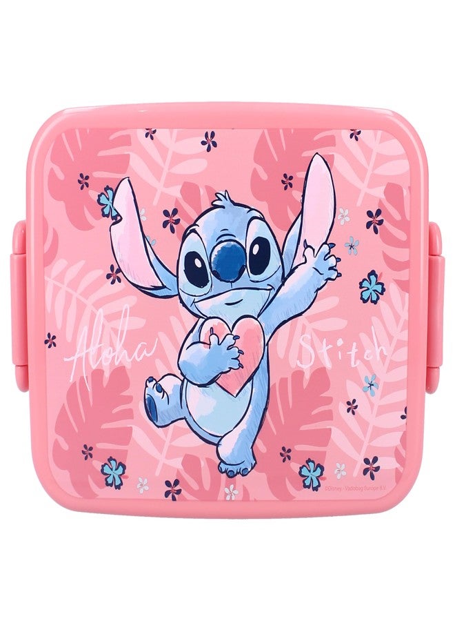 Vadobag STITCH Plastic lunch box with lid - dimensions 16x13x5 cm DISNEY Original Lilo and Stitch, 795-4717 - Image 2