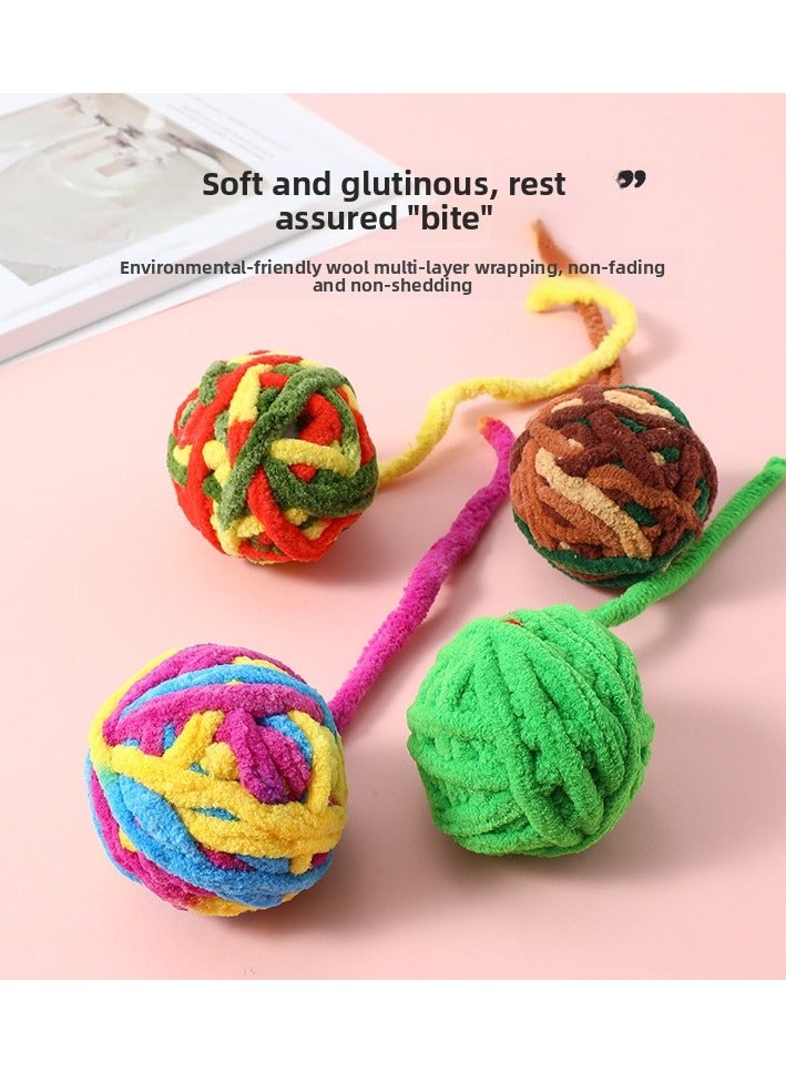 Goolsky Hot Sale Plush Jingle Ball - Cats' Favorite Chew - resistant Interactive Cat Toy - Image 3