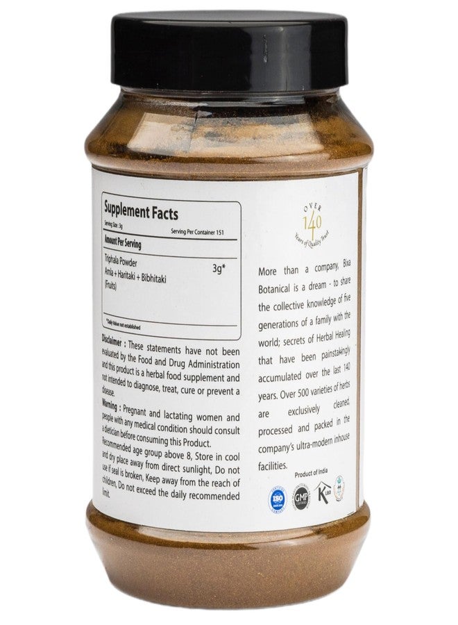 bixa BOTANICAL Natural Triphala Powder, Digestion & Immune Support - Image 2