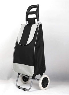 DubaiGallery High Quality Travel Trolley Vegetable Folding Shopping Cart on Wheels Bag  - Image 3