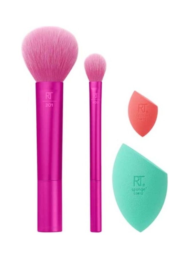 REAL TECHNIQUES Limited Edition Feeling Festive Face Set 4 Pieces Multicolour - Image 2
